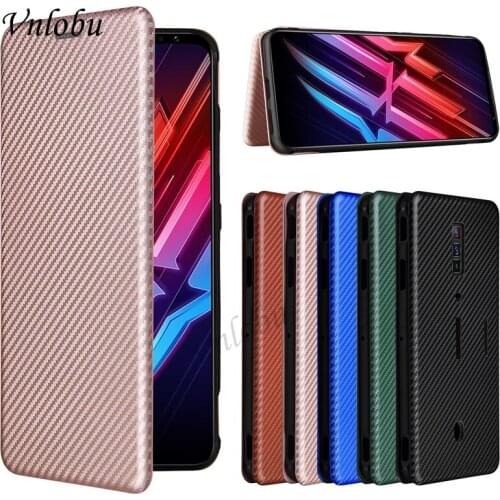 Card Holder Wallet Case For ZTE Red Magic 6 Pro 5S Axon 11 20 Libero 5G A1 ZTG01 Blade Carbon Fiber Flip Magnetic Leather Cover