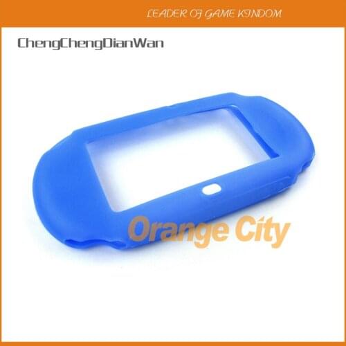 ChengChengDianWan For Psv2000 Psvita2000 PS Vita Psv 2000 Soft Rubber Protective Silicone Case Skin Case Shell Controller 5pcs
