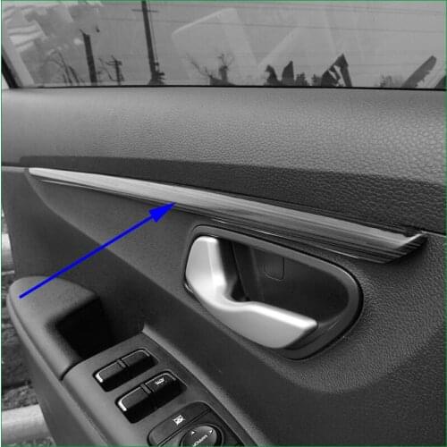 For Rio 4 KX Cross 2017 interior door plate trim cover Interior armrest Mouldings car-styling decoration accessory part