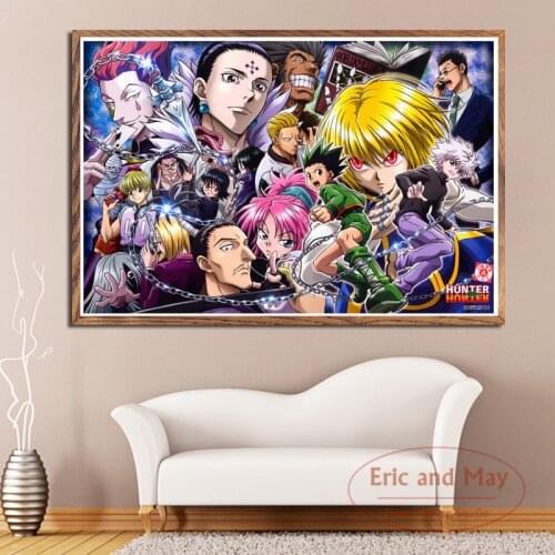 Hunter X Hunter Japan Anime Posters And Prints Wall Art Canvas Painting Pictures Hot Modern Style Aesthetic Room Decor Quadro