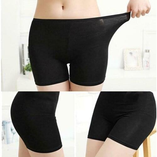 High Waist Summer Womens Skirt Shorts-Boxer Panties Girls Safety Briefs Boyshort Underpants Tights Slim Lingeries Short Pants