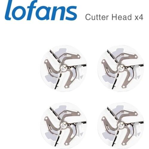 Lofans Lint Remover CS-622 Cutter head *4 Spare Parts Pack Kits Clothes fuzz pellet trimmer machine portable