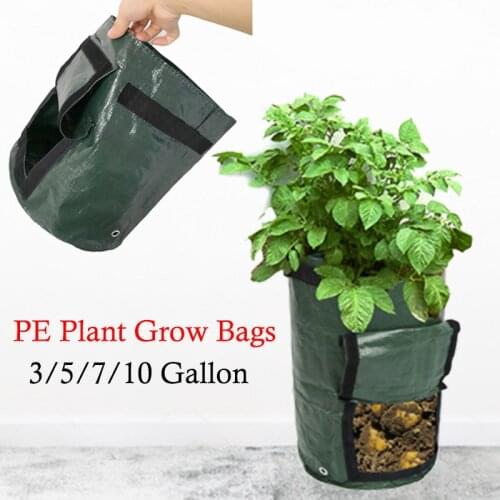 Plant PE Fabric Bags Potato Cultivation Vegetable Planting Bags Garden Pots Planters Grow Bag Farm Home Garden Tool