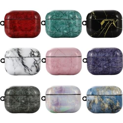 2021 new Airpods pro marble wireless bluetooth protective cover TPU earphone cover