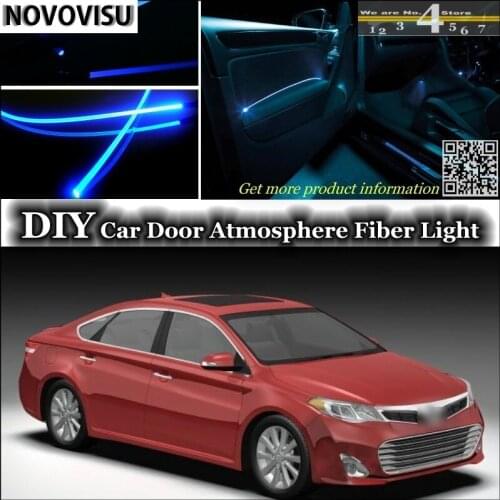 NOVOVISU For TOYOTA Allion / Premio T240 T260 interior Ambient Light Atmosphere Fiber Optic Band Lights Door Panel illumination
