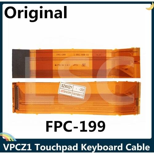 LSC Original Touchpad Keyboard Cable For Sony VPCZ1 Series FPC-199 Interface 1-881-489-11 Cable