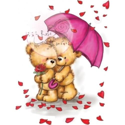 Rubber Silicone Clear Stamps for Scrapbooking Tampons Transparents Seal Background Stamp Card Making Diy bear