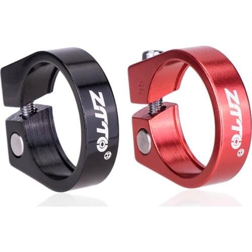 Cycling Saddle Tube Clamp Aluminum Alloy Seat Post Lock Seatpost Tube Clamps for 28.6 31.8 34.9 MTB Bike Fixie Gear