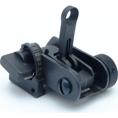 Matech Back Up Rear Iron Sights BUIS for M4 AR15 20mm Picatinny