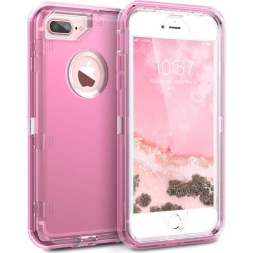Hard Case For iPhone XR 7 8 Plus Xs X Max 360 Case Clear PC Bumper Cute Bling Cases For iPhone 6 6s Plus Silicone Protect Cover