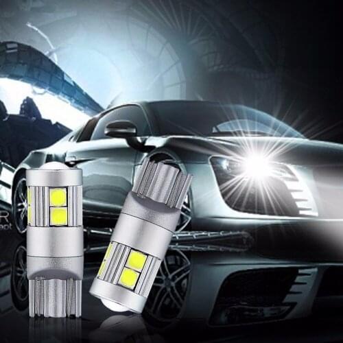2pcs Car Styling T10 LED W5W 9 leds 3030 SMD Bulb 12V 6000K Interior Car Signal Lights for Parking Side Lamp Universal 12V 24V