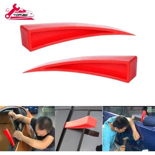 2PCS Curved Window Wedge Paintless Dent Repair Tools Door Wedge Tool for Repair Auto Car Body and DIY Hand Use of Daily Life