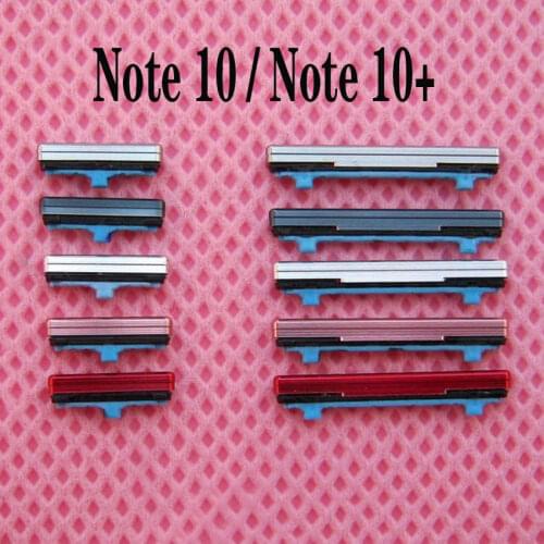 2Pcs/set Power Volume Button For Samsung Galaxy Note 10 N970 N970F Note10+ N975 Note 10 Plus N975F On Off Push Button Key