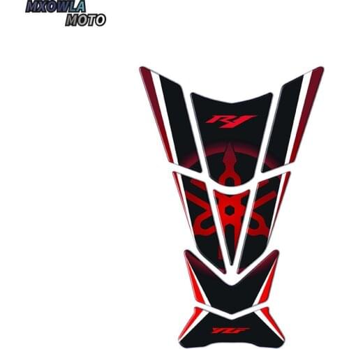 3D Carbon Look Motorcycle Tank Sticker Gas Fuel Oil Pad Protector Decal decoration case for YZF-R1 R1 Tank