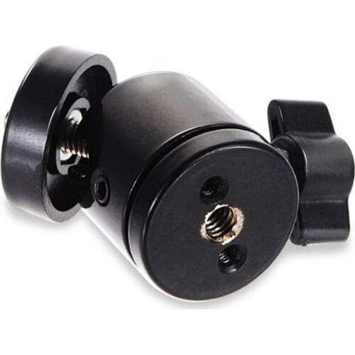 50% Hot Sales 1/4inch Spherical 360 Swivel Mini Tripod Ballhead Screw DSLR Camera Mount Stand
