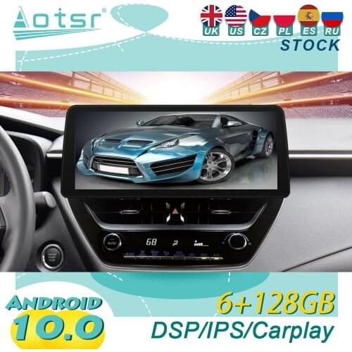 AOTSR Android 10.0 For Toyota Corolla 2019+ Car GPS Navigation Car DVD Player Multimedia Player Head Unit