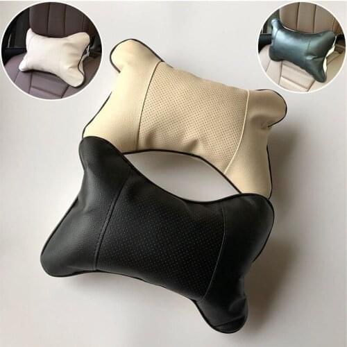 2pcs Car Neck Pillow Perforating Design case for LADA Vesta Granta 1300 Niva Samara Signet Priora Kalina Safarl largus vaz 2110