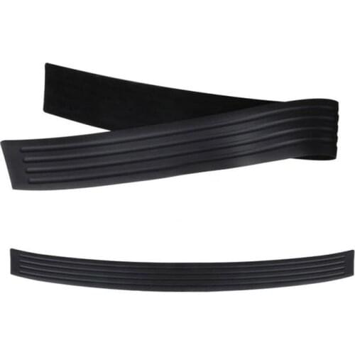 Car Rubber Rear Guard Bumper Protector Trim Cover car sticker plate For Renault sceni c1 2 c3 modus Duster Logan Sandero