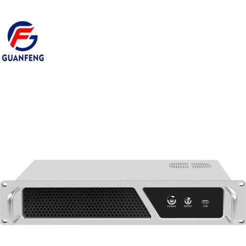 Fanless Mini PC Intel I3I5I7 Quad Core 2 LAN 7 Serial Ports Silent 2U Router Industrial Computer Support Customized for Business