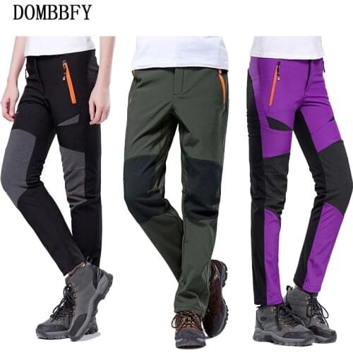 New Stretch Man Pants Casual Women Autumn Winter Waterproof Sweatpants Mens Softshell Trousers Male Slim Fit Work Cargo Pants