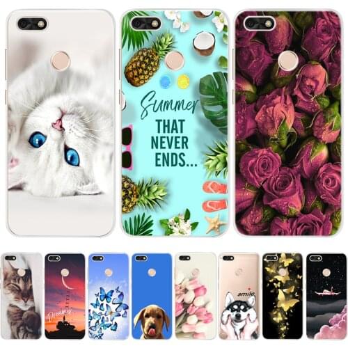 For Huawei Nova Lite 2017 Case 5.0" Silicone Soft Back Cover Phone Case For Huawei P9 lite mini Case Y6 Pro 2017 fundas cover