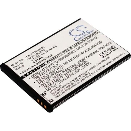 CS 1100mAh battery for Kyocera Echo, M9300, SCP-9300 KABA-01, SCP-39LBPS