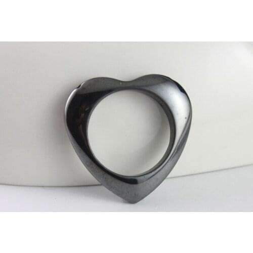 Hot sale fashion hematite heart pendant accessories diy accessories HP1029