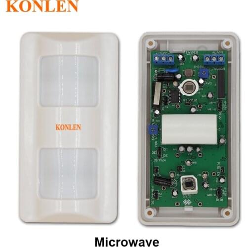 Good quality microwave wired tri-tech outdoor motion sensor alarm pir with 30kgs pet immunity