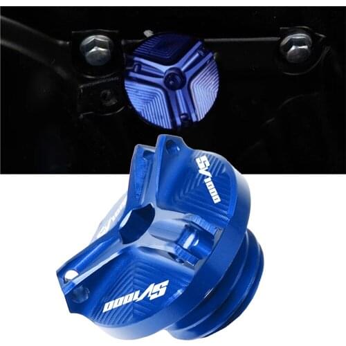 Oil Filler Cap For Suzuki SV1000 S 2003 2004 2005 2006 2007 2008 SV 1000 Motorcycle CNC Engine Oil Drain Plug Sump Nut Cup Cover