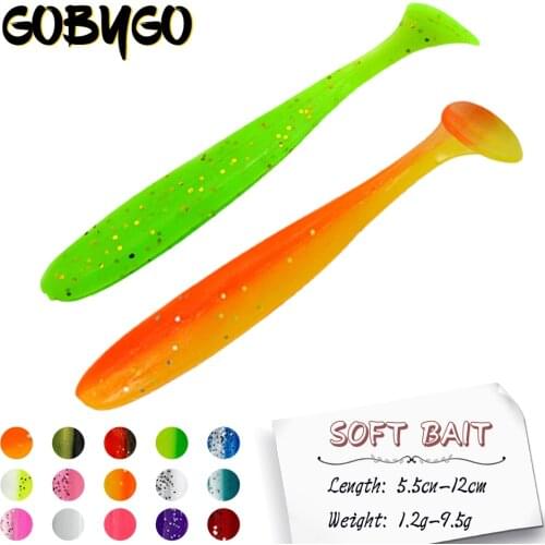 New 120mm/90mm/70mm/63mm/55mm Awaruna Soft Lures Wobbler Fishing Baits Silicone Fishing Baits Artificial Baits Fishing Tools