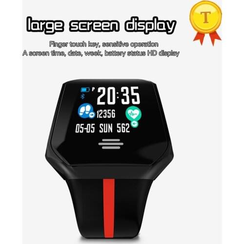 New arrival smartband wristband large screen display IP67 waterproof design blood pressure monitoring smart band pk miband 3