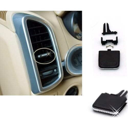 Air conditioning vent toggle piece outlet card pad clip repair bag wind direction adjustment plectrum knob For Porsche Cayenne