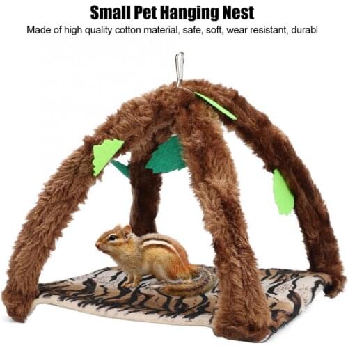 Pet Birds Hamster Hammock Hanging House For Sack Swing Bag Sleeping Bed For Ferret Rat Sugar Glider Pet Small Dog Hanging Beds