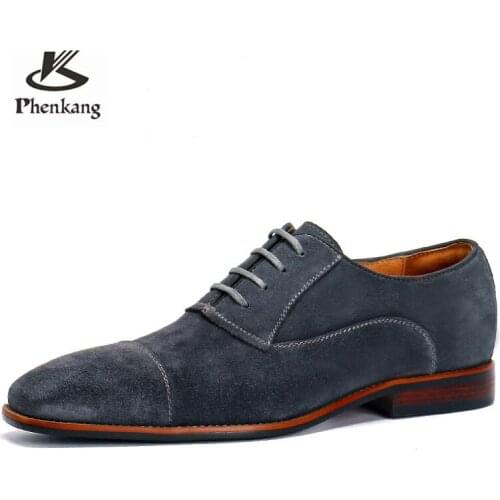 Phenkang Men's Suede Shoes