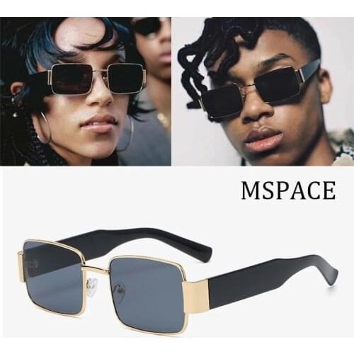 2021 New personality mens luxury brand sunglasses retro fashion woman hip-hop trend metal UV400 Sunglasses Oculos De Sol