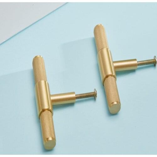 Contemporary Hardware Brass Kitchen Cabinet Golden Mesh Handle Wardrobe Door Handle Brass Gold Dresser Drawer Handle Knob