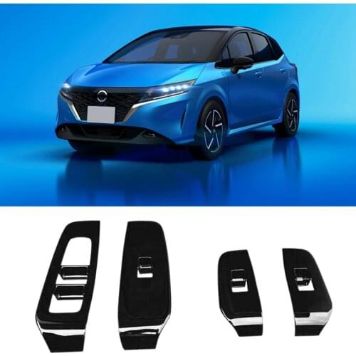 Car Window Lifter Switch Panel Window Lifter Panel Window Lifter Switch Cover for Nissan Note 2021 2022 RHD