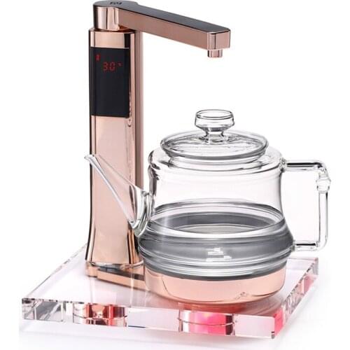 Glass electric kettle without power and automatic hydroelectric for the