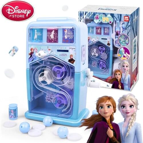 Disney Frozen Anna Elsa Shake Vending Machine Drinks Vending Machine Play Scene Simulation Princess Toys for Kids Gift