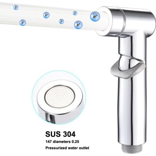 All electroplated ABS washers, female sanitary toilet flush nozzle booster washer