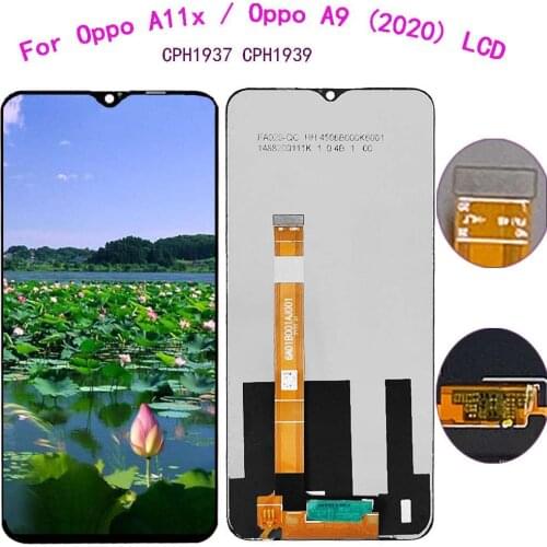 6.5"Tested LCD For Oppo A11x /Oppo A9 (2020) CPH1937 CPH1939 CPH1941LCD Display With Touch Screen Digitizer Assembly Replacement