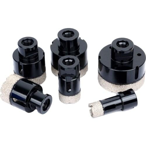 1pc Dry Diamond Drilling Core Bits Ceramic Tile Hole Saw Cutter Granite Marble Drill Bits with M14 thread