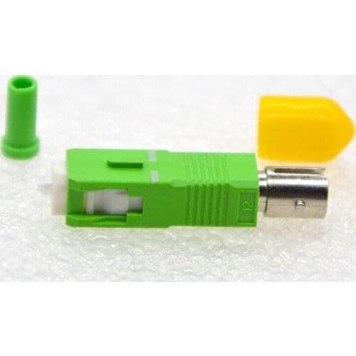 10pcs New Optical Fiber Connector SM-9/125um ST/PC Female -SC/APC Male Connector Flange Adapter Coupler Special Wholesale