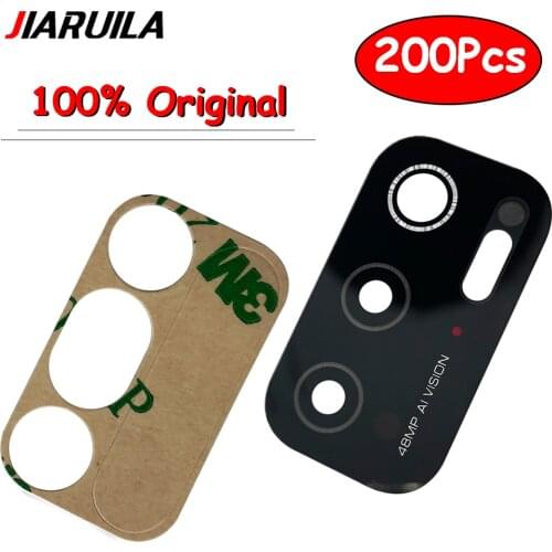 2Pcs/Lot,New Camera Glass For Xiaomi Poco X3 Pro Rear Back Camera Glass Lens With Adhesive Sticker