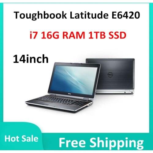 2021 Hot For Dell Latitude E6420 Full-Rugged Laptop WIN7/10 i5-2520M/i7-2620M 1TB SSD 8GB/16GB RAM HDMI WIFI diagnosis computer
