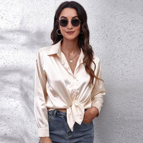 Alvy Julia Womens Satin Shirts
