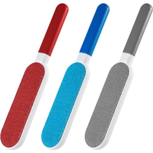 Anti-Static Lint Remover Brush Double-sided Pet Hair Household Remover Clothes Dust Cleaning Tools Pets Fur Cleaner