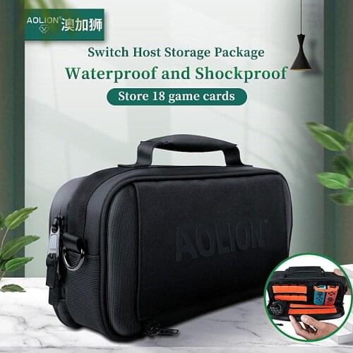 For Nintendo Switch Storage Bag Travel Carrying Case Waterproof Shockproof Protective Cover Case for Switch Accessories