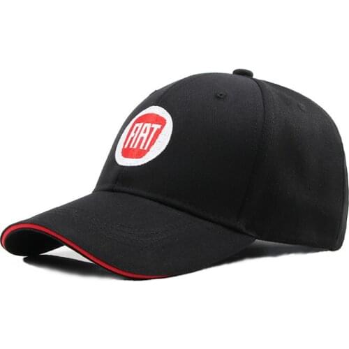 Black And White For Fiat GAC Car Hat F1 Fans Embroidery Cap 4S Shop Group Hat Beret