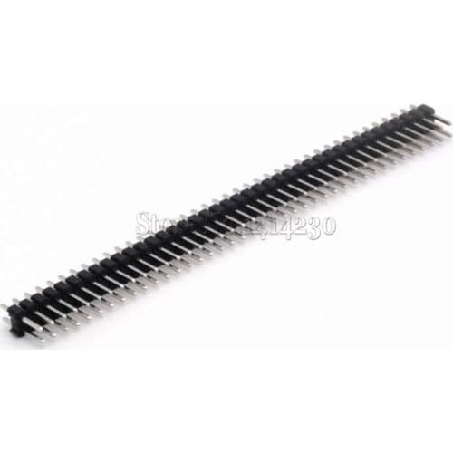 10PCS Spacing of 2.54 MM 2* 40 pin Double row needle